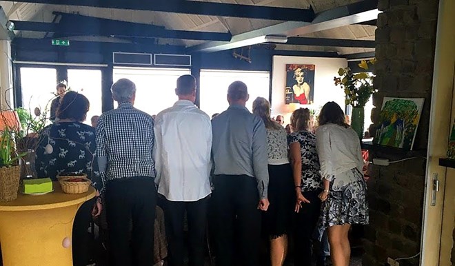 Besloten optreden op een verjaardagsfeest